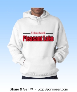 White Always Pleasant Sweatshirt Design Zoom